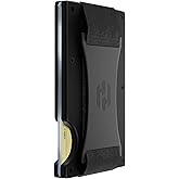 Hayvenhurst Wallet For Men - Reinvented Design Men's Wallet - Slim, Minimalistic & Seamless, Blocks RFID Scanners with a Cash Strap (Black)