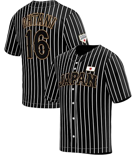 日本代表 OHTANI 16 ユニフォーム Shohei Ohtani #16 Japan Baseball Uniforms Jersey Stitch