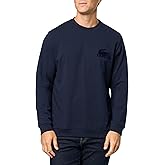 Lacoste mens Men's Cotton Fleece Indoor Sweatshirt