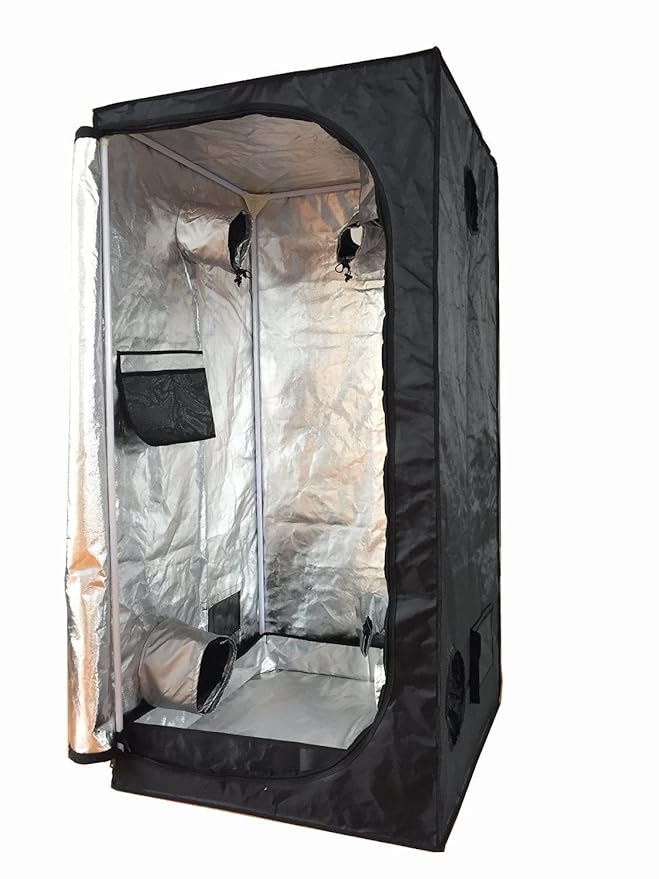Neu 60X60X140 Grow Zelt Bud Dark Green Zimmer Hydroponics Box Mylar Silber Billig