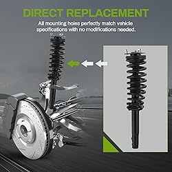 AUTOSAVER88 Front Complete Struts Shocks and Coil