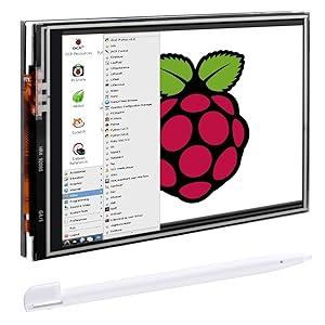 Quimat 3.5 Pulgadas Pantalla, Batería para Raspberry Pi 3 2 1 (Pantalla de RPi)