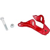 BMR Suspension UCM002R Control Arm Bracket, Relocation, Upper, Bolt-On, Steel, Red Powder Coat, Ford Mustang 2011-14, Kit