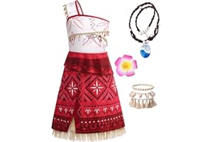OFIHIDO Princess Costume for Girls Ocean Adventure,Princess Dress Up for Kids,Halloween Costume Birthday Gifts