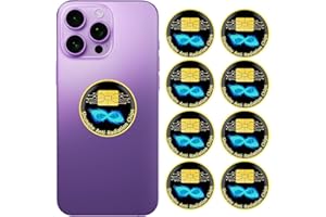 AFLUODN 8 Pieces of Cell Phone Protection Neutralizers Stickers, Blockers Equipment Stickers for All Phones Tablets Laptops Computer WiFi All Electronic Devices
