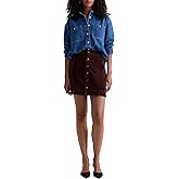 AG Women's Evie a Line Mini Skirt