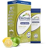 Electrolit Hydration Electrolytes Powder Packets, Lemon Lime, 8 Pack | Powdered Electrolyte Packets, Dehydration &amp; Rehydration, Post Workout, Flavored Drink Mix, Gluten Free Water Enhancer Sticks