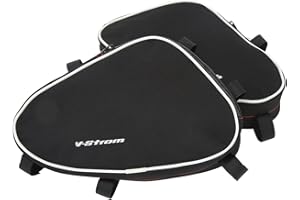 2 Pcs Motorcycle Frame Crash Bars Bag Repair Tool Placement Package Replacement for V Strom DL650 DL1000 Bags 2018 Vstrom 650