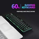 RedThunder 60% RGB Keyboard and Mouse Combo UK Layout Ultra Compact view 2