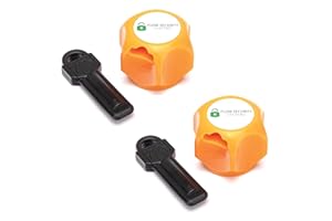 Flow Security Systems Faucet Lock III | Magnetic Key | Prevents Water Theft & Secures Outdoor Bibbs | Promotes Water Conservation | Fits Most Outdoor Hose Bibbs | Keyed the Same | 2 Pack