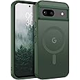 BENTOBEN for Google Pixel 8a Case, Google 8a Magnetic Case [Compatible with MagSafe] Translucent Matte Slim Shockproof Anti-Fingerprint Anti-Scratch Protective Cover for Google 8a 6.1’’Green
