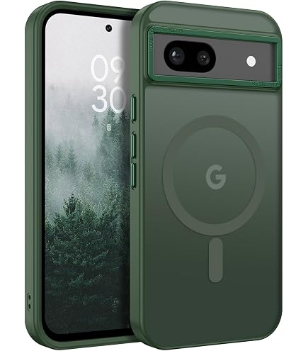 Funda Protectora De Cristal Duro Para Google Pixel 8a - Material Plástico/Silicona - Anti-Rayaduras Y Golpes