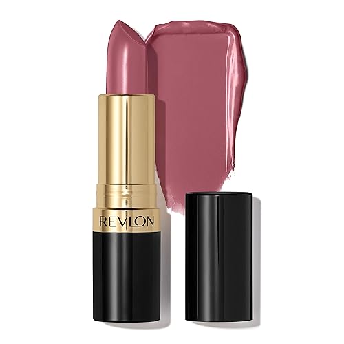 Revlon Super Lustrous Lipstick, Creamy Formula For Soft, Fuller-Looking Lips, Moisturized Feel, 764 On the Mauve, 0.15 oz