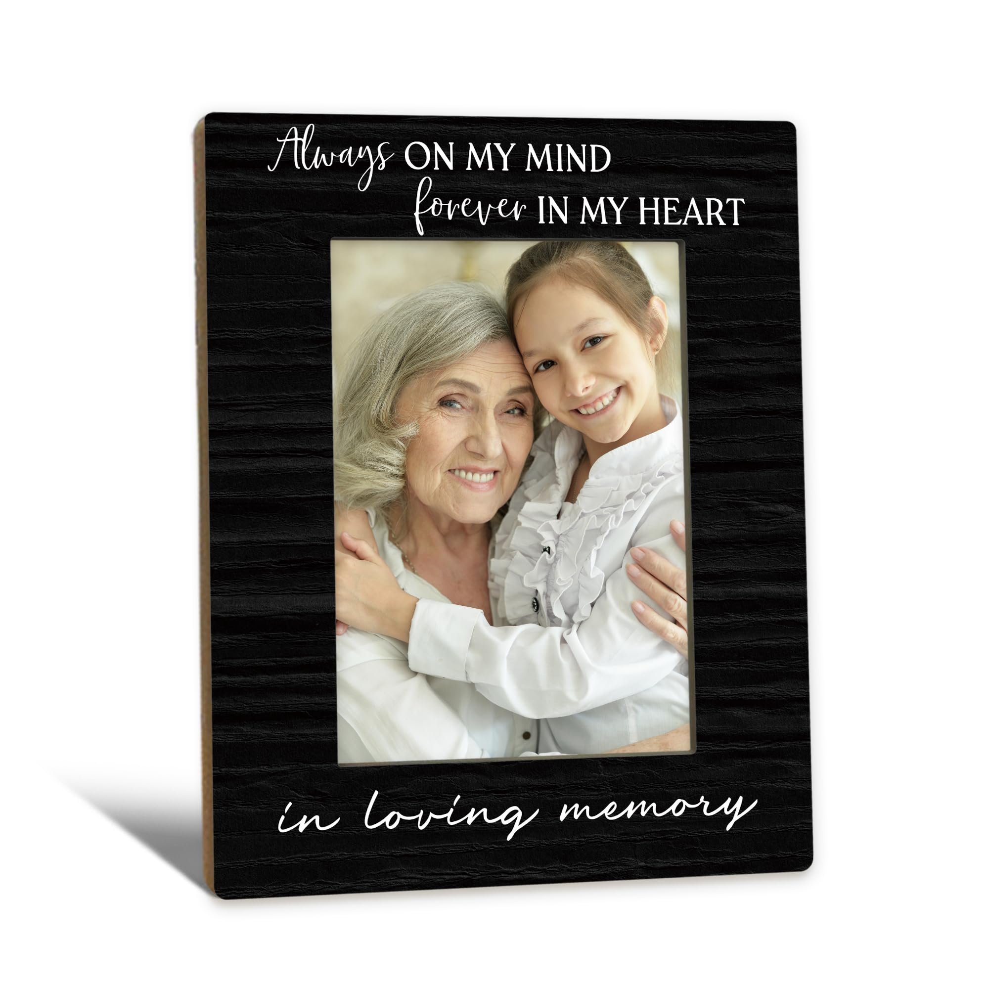 Photo 1 of *Major Damaged*
Beliran Memorial Gifts Picture Frame 5x7, In Loving Memory Photo Frame, Memorial Gifts for Loss of Loved One, Always on My Mind Forever in My Heart Wooden Picture Photo Frames for Desk Home Room Decor