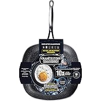 GRANITESTONE 2148 Shallow Square Pan, Non-stick, No-warp, Mineral-enforced cookware PFOA-Free As Seen On TV (11 inch)