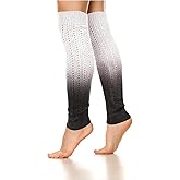 Benefeet Sox Womens Leg Warmers 80s Girls Wool Ribbed Knit Thigh High Socks Crochet Extra Long Boot Socks