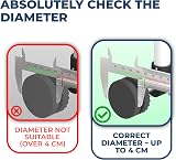 Hoffenbach 4x Non-Slip Protectors for Baby Gate Wall Guards view 2