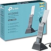 TP-Link AX3000 WiFi 6 USB Adapter for Desktop PC (Archer TX50UH) - Dual Band Wireless Network Adapter, Ultra-Low Latency, MU-