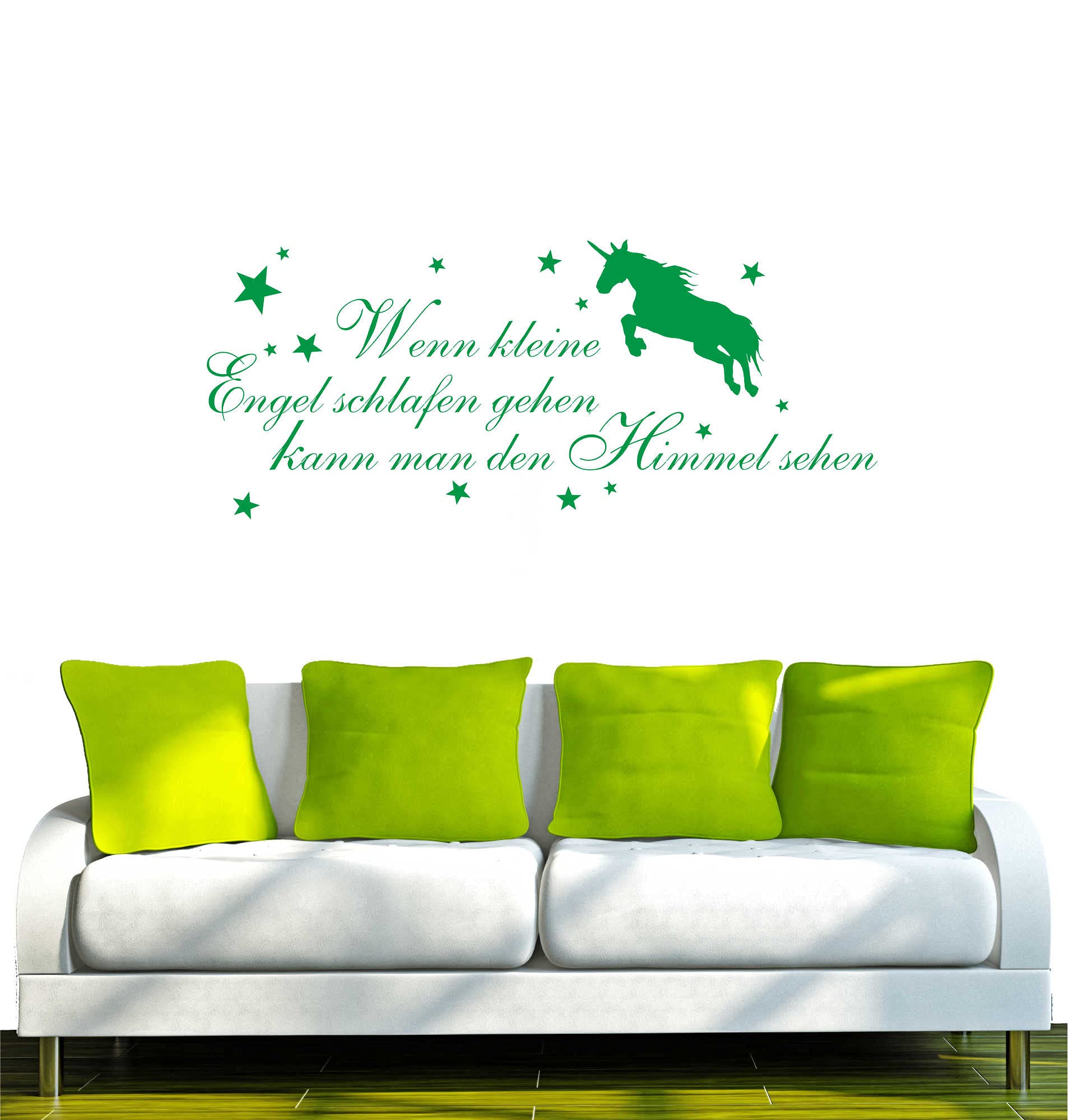 wall sticker w043 slogan when little angels sleep you can see heaven