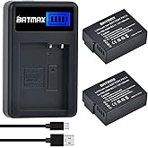 Batmax 2X DMW-BLC12 Battery + Quick LCD Charger for Panasonic DMC-GX8 DMC-FZ200 DMC-FZ300 DMC-FZ1000 DMC-FZ2500 Lumix DC-FZ1000 II DC-G97 DC-G95 DMC-G85 DMC-GH2 DMC-G5 DMC-G6K DMC-G7 Cameras