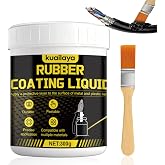 kuailaya Rubber Dip for Tools, Tool Dip Rubber Coating Black 300g | Tool Handle Dip Coating, Peelable Tool Dip, Slip Resistance, Waterproof for Tools Repair DIY Rubber Protection
