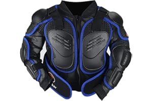 RIDBIKER Kids Chest Protector Motocross Dirt Bike Gear Motorcycle Full Body Armor Jacket Protective Back Spine Protector Vest Gear