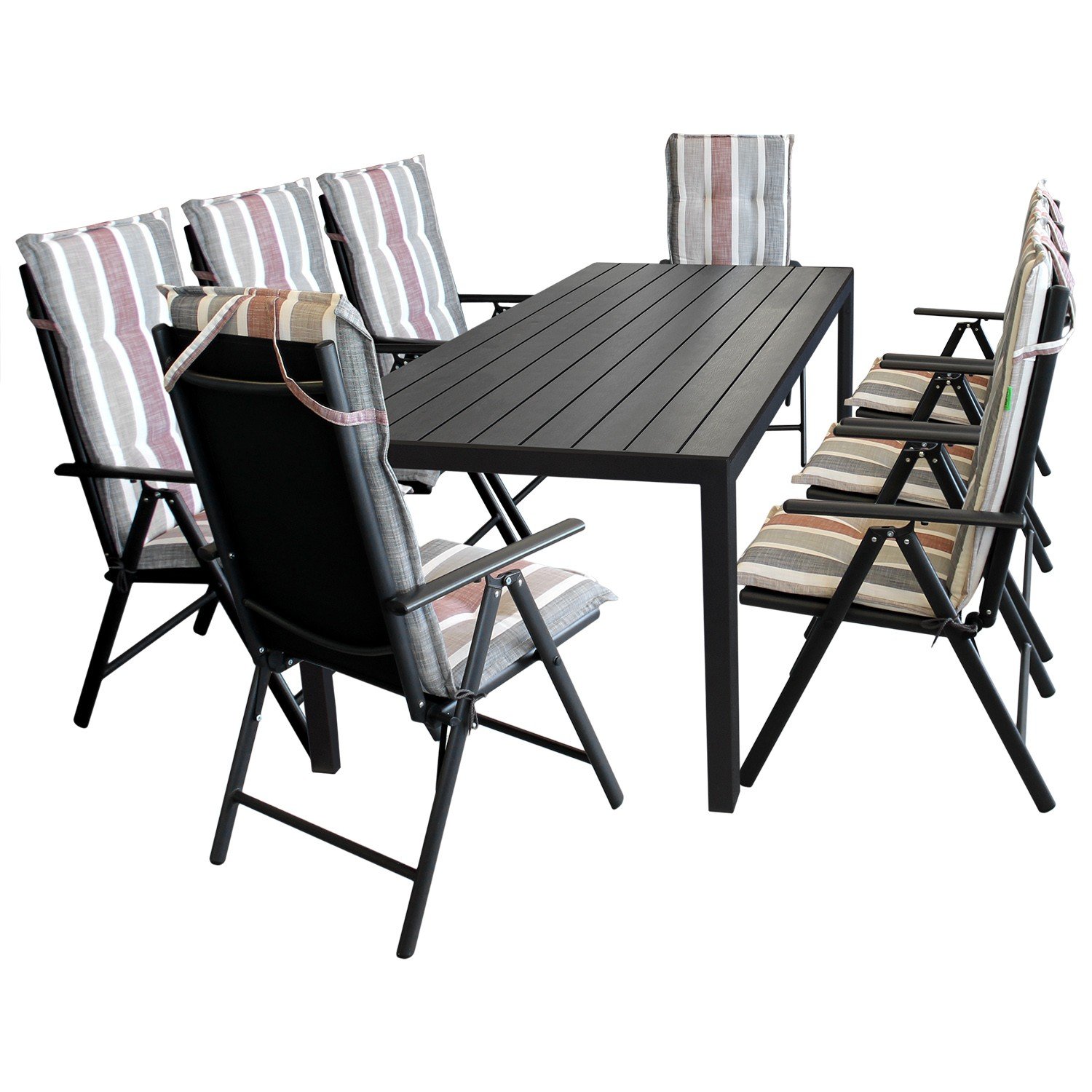 17tlg. Terrassenmöbel Gartenmöbel Set Sitzgruppe Gartengarnitur