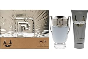 Paco Rabanne Invictus 3.4oz EDT Spray, 3.4oz All Over Shampoo Men 2 Pc Gift Set