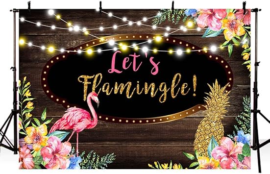 Amazon Com Mehofoto 7x5ft Let S Flamingo Wood Photography