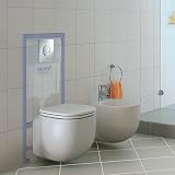 Grohe Rapid SL WC Dual Flush Set 1.2m with Skate Air Wall Plate view 5