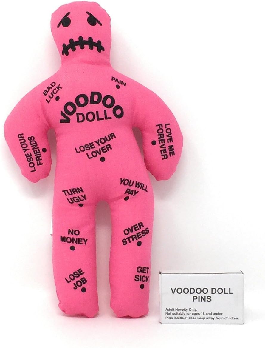 Noveltees Company Voodoo Doll, Red