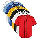 Youth Baseball Jersey Blank Boys T Shirt Button Down Hip Hop Fashion Sport Shirts Tops for Girls S-XL