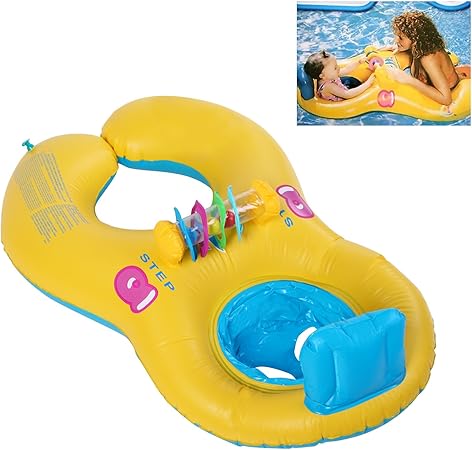Baignoire Bouee Gonflable Double Anneaux Natation Nager Piscine Mere Bebe Enfant Jaune Sports Nautiques Bateaux Et Navigation Centroarco Com