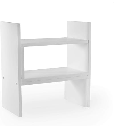 Maison & White Adjustable Desk Storage Organiser 2 Drawers 2 Shelves