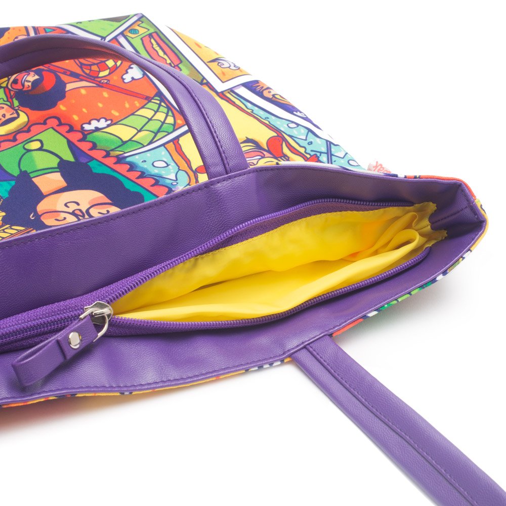 chumbak women's polyester tote bag