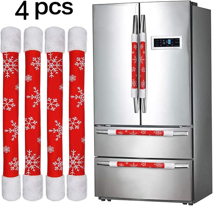 Ivenf Christmas Decorations Refrigerator Door Handle Cover
