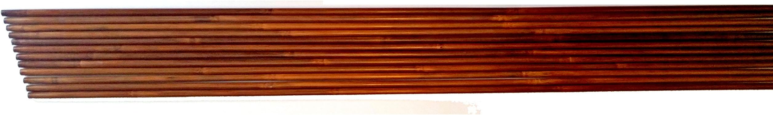 Marksmen 12 33 inch DIY High Grade Carbonized Bamboo Arrow Shafts. Super Straight Strong Archery 7.5mm