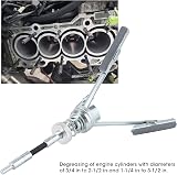 EBTOOLS Engine Cylinder Hone Tool 2-6.7in Flexible Shaft Carbon Removing Brake view 3