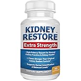 Kidney Cleanse Detox & Repair - Created by Kidney Health Expert Living w/Transplant - US Made Kidneys Support Supplement for Detox, Flush Renal Vitamins & Renal Restoration 90 Capsules