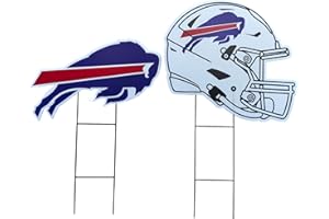 Proformance Home NFL Logo & Helmet 2 Pack Yard Sign Set