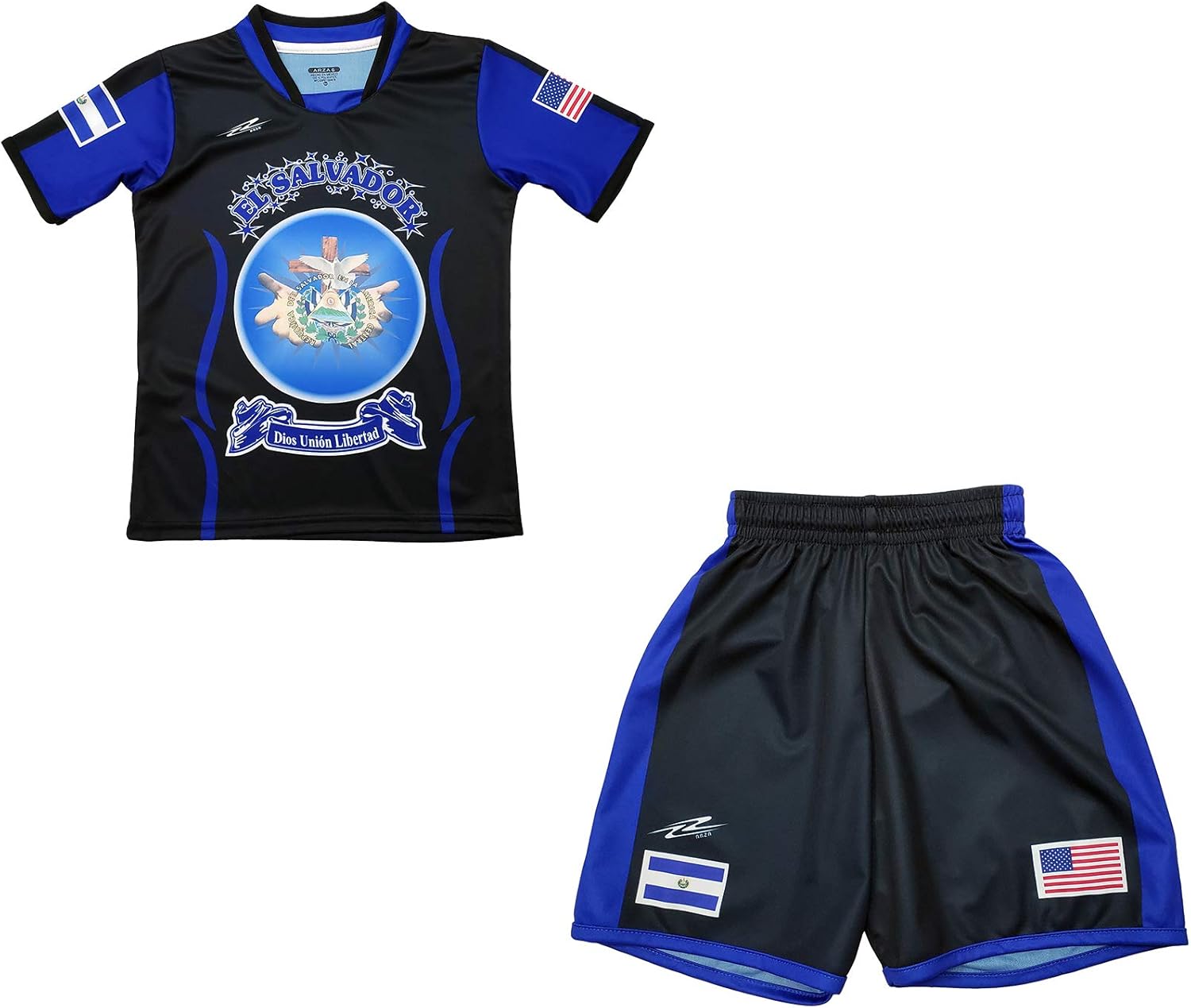 Arza Sports El Salvador Uniform for Kids Color Black and