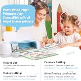 TECKWRAP Holographic Sticker Paper Kit A4 210x297mm 36 Sheets Matte White Inkjet view 4