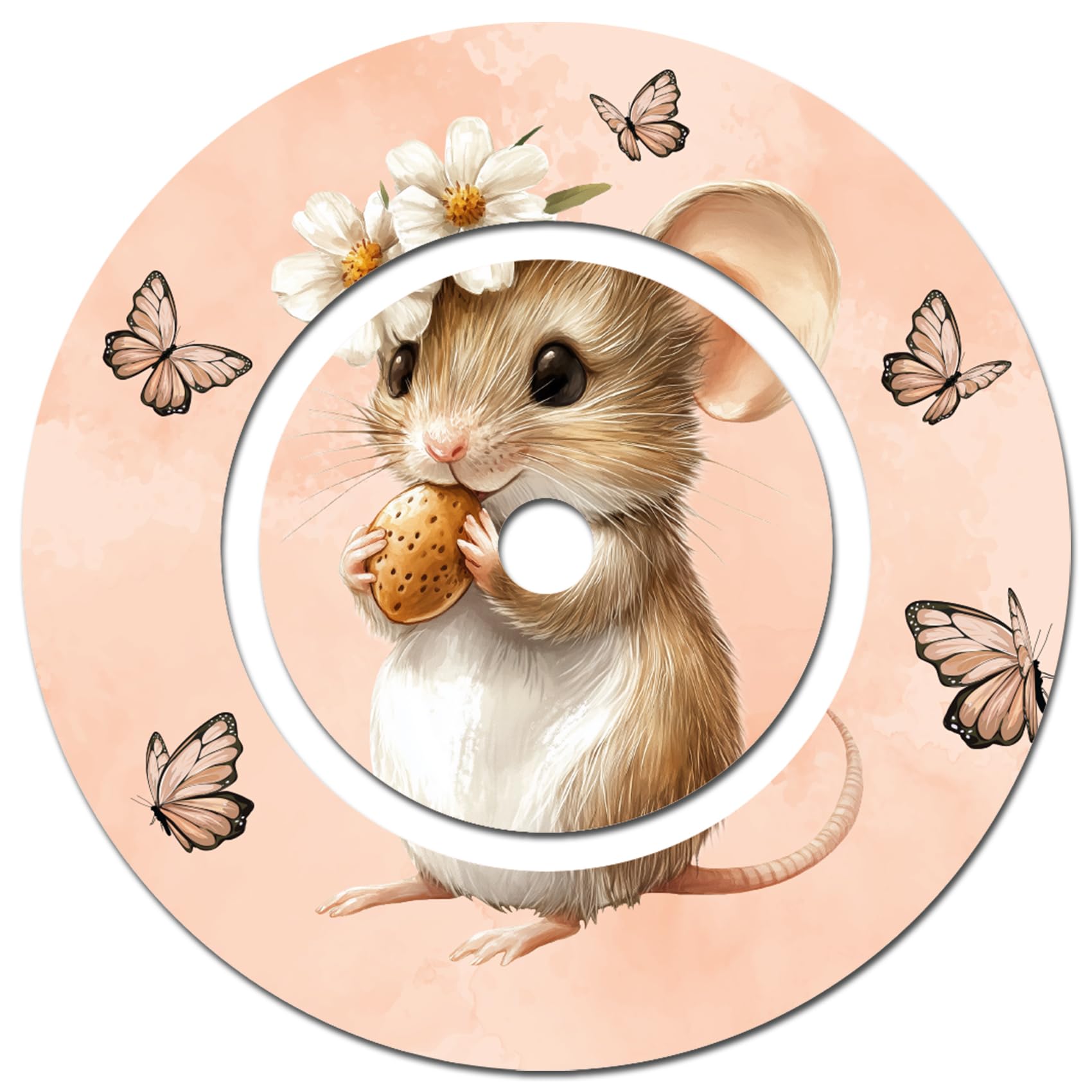 yabaduu Protective Film for Tonie Charging Station Design Sticker Cover Child-friendly Perfect Fit Self-Adhesive Film Accessories for Children Toys Y046 (No. 41 Mouse, Charging Station Foil)