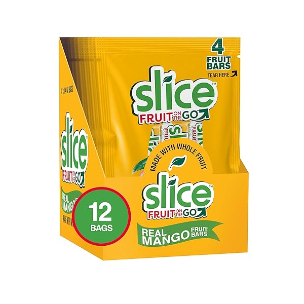 SLICE FRUIT BARS, MANGO, VEGAN, BULK PACK, GLUTEN-FREE,...