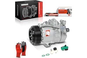 A-Premium Air Conditioner AC Compressor with Clutch Compatible with Suzuki Kizashi 2010-2013, Grand Vitara 2009-2013, 2.4L