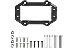 SHARE GOO ShareGoo Metal Steering Servo Mount Set Compatible with Arrma 1/8 Kraton 6S Outcast Senton Talion Typhon BLX RC Car Upgrade Parts (Black)