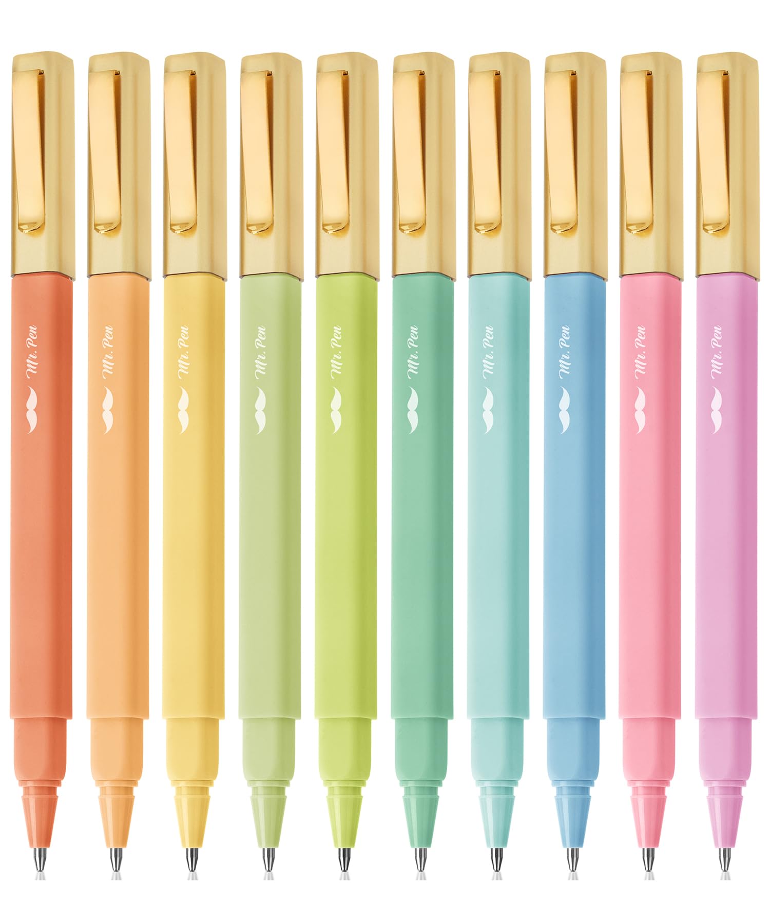 Photo 1 of Mr. Pen- Aesthetic Pens, 10 Pack, Black Ink, Fast Dry, No Smear Bible Pens No Bleed Through, 0.7mm Fine Point Pen, Ballpoint Pens Ballpoint, Fine Tip Pens for Note Taking, Pens Aesthetic