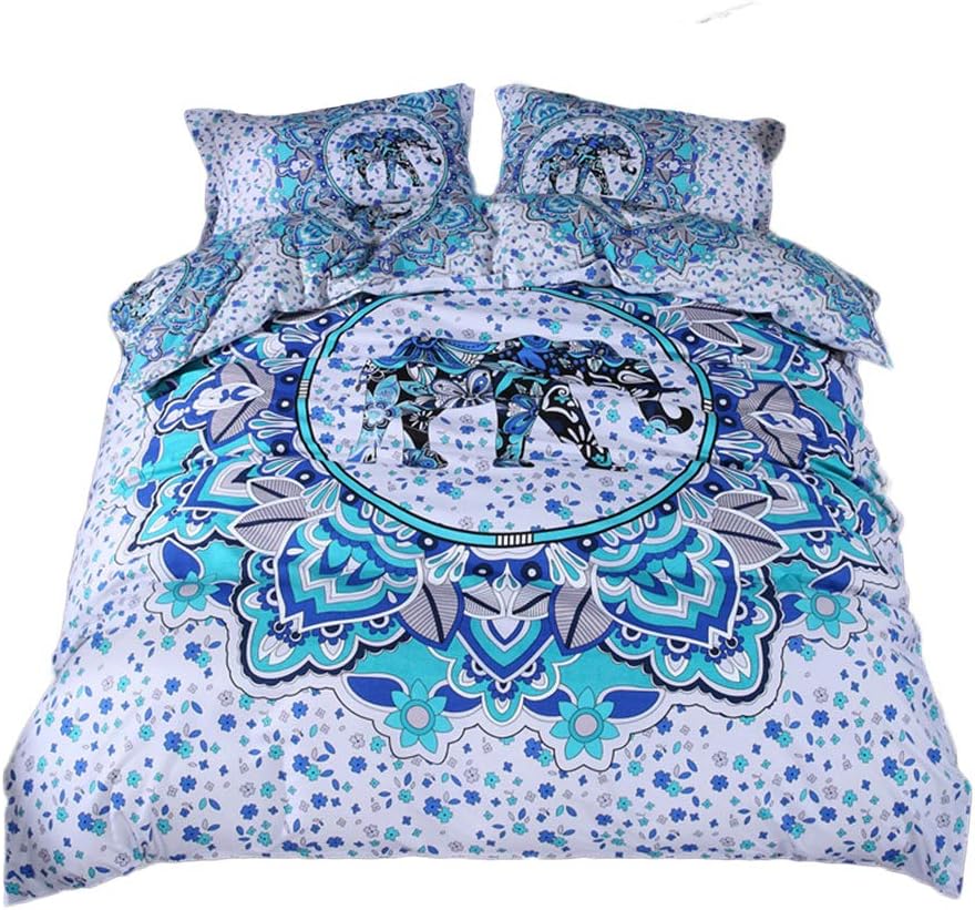 Special Skull Design Very Soft Fabric 4PCS Duvet Sheet Cover Set Bedding Sets Include 1 Duvet Cover, 2 Pillowcases, Gift for Xmas (2017S002, 220x240 cm- for 2M/2.2M bed) [Energy Class A+++]