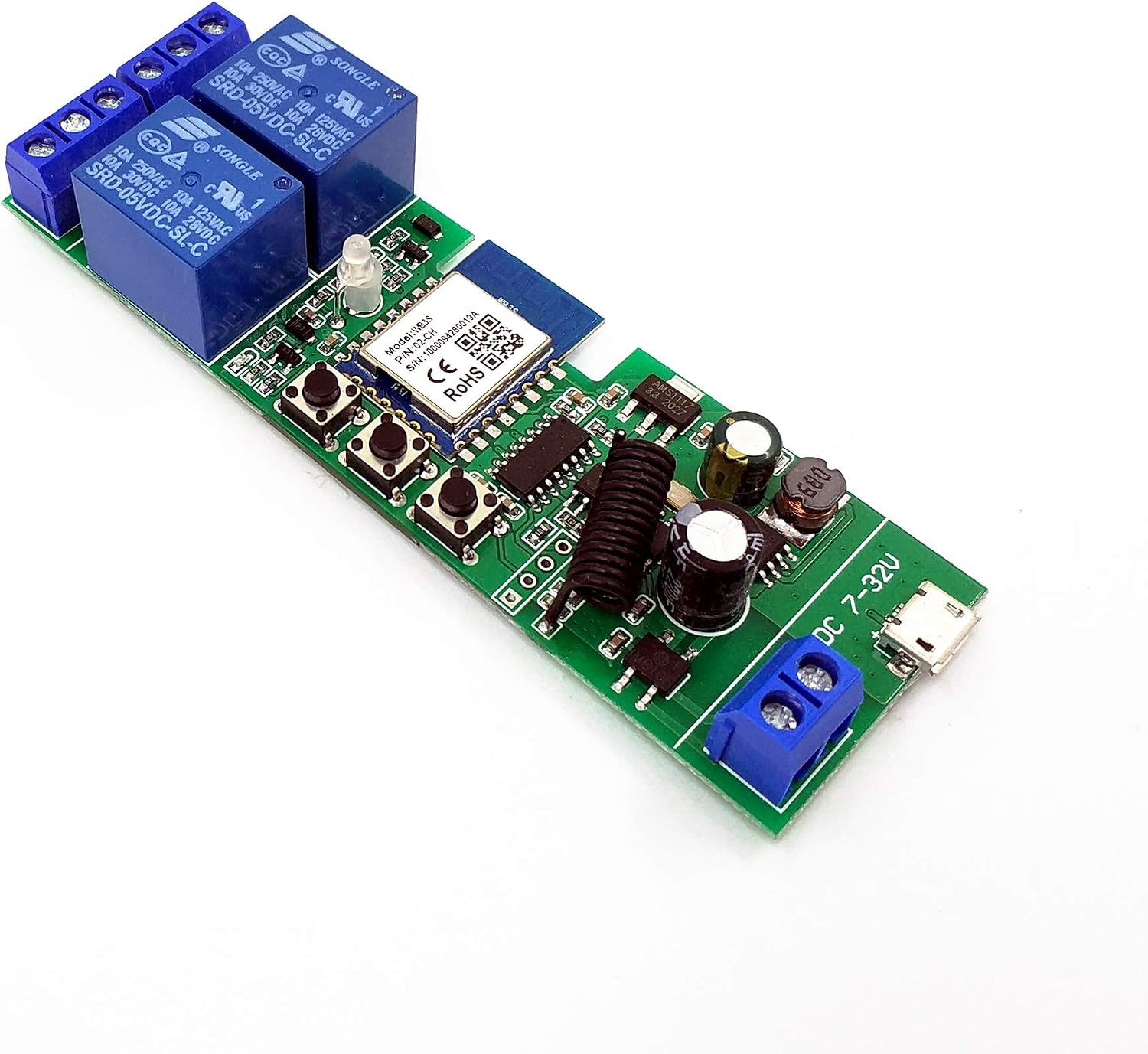 WiFi Wireless Smart Switch Relay Module for Smart Home Remote Control ...