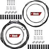 Boao Universal Bike Brake Cable Kit Bicycle Cable Housing Set | Bicycle Shifter, Derailleur, Transmission Line, Bike Components Parts for Mountain Road Bike Repair